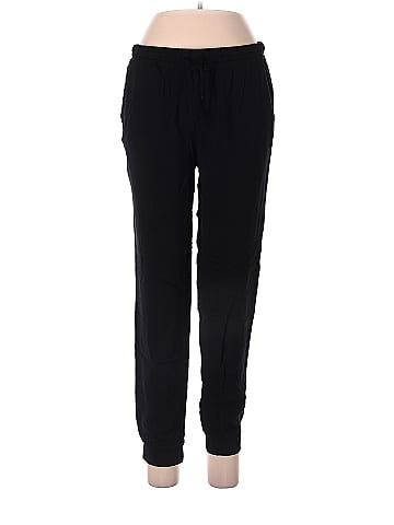 ALTERNATIVE 100% Rayon Solid Black Casual Pants Size M - 84% off