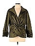 Fleur de Lis Green Long Sleeve Blouse Size P (petite) - photo 1