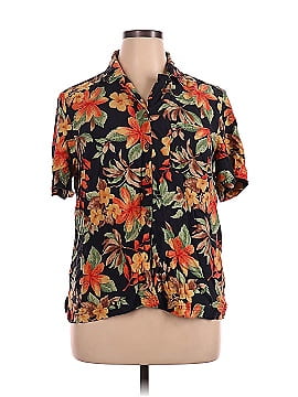 Assorted Brands Short Sleeve Silk Top (view 1)