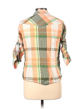Natural Reflections 3/4 Sleeve Button-Down Shirt (view 2)