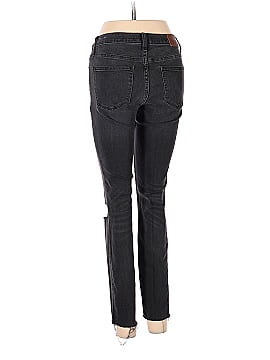 Madewell Tall 9" Mid-Rise Skinny Jeans in Black Sea (view 2)