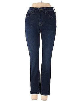 Madewell Petite 9" Mid-Rise Skinny Jeans in Orland Wash: TENCEL&trade; Denim Edition (view 1)