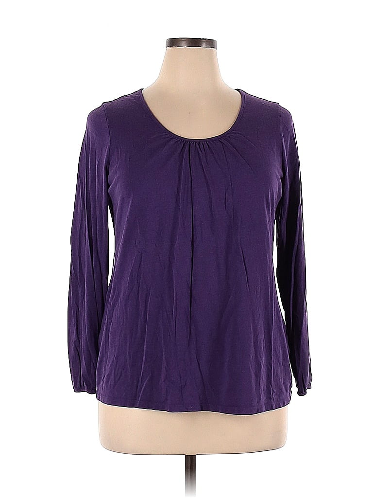 Cato Purple Long Sleeve Blouse Size 14 - 15 - 53% off | thredUP