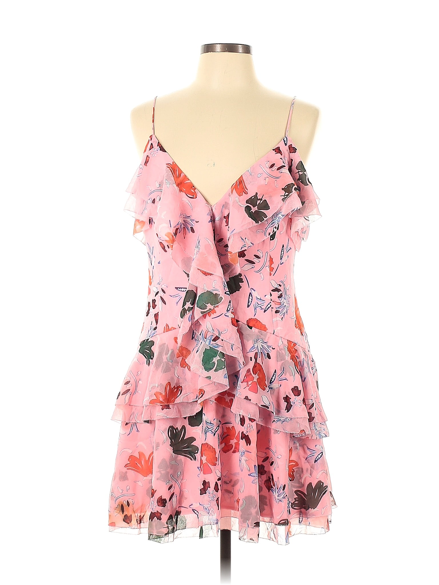 Haut Femme C/MEO Collective Vices - épaule Bouffante, Motif Floral, Taille XXS, Neuf Avec étiquette, Style Mini