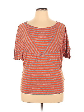 Green Envelope Short Sleeve Top (view 1)