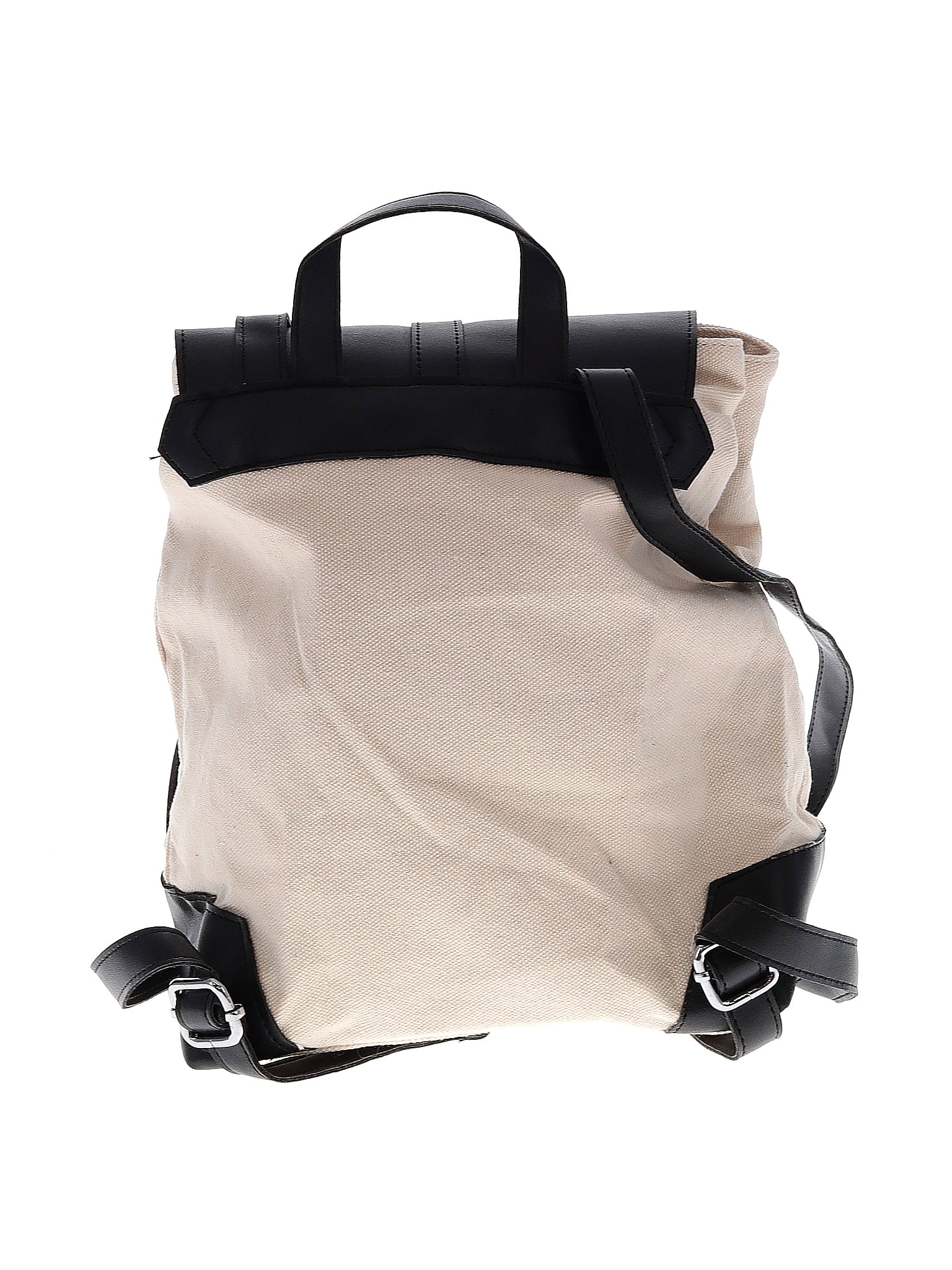 Deux Lux Color Block Black Ivory Backpack One Size - 75% off