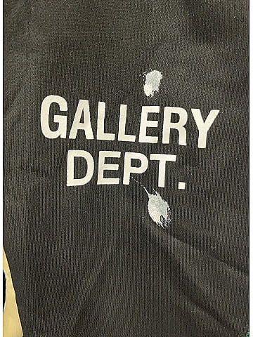 Gallery Dept. Logo Flare Sweatpants 'Washed Black