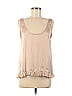 Violet & Claire 100% Polyester Tan Sleeveless Blouse Size M - photo 1