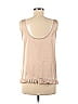 Violet & Claire 100% Polyester Tan Sleeveless Blouse Size M - photo 2