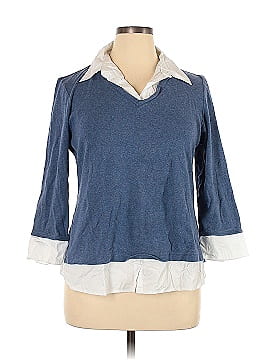 Karen Scott Long Sleeve Top (view 1)