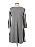 Soho JEANS NEW YORK & COMPANY Solid Gray Casual Dress Size XS - photo 2