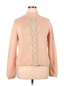 Kate Hill Pink Turtleneck Sweater Size XL - 86% off | thredUP
