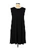 Adrienne Vittadini Solid Black Casual Dress Size M - photo 2