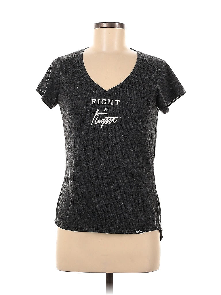 Pre-owned Assorted Brands Active T-shirt In Gray