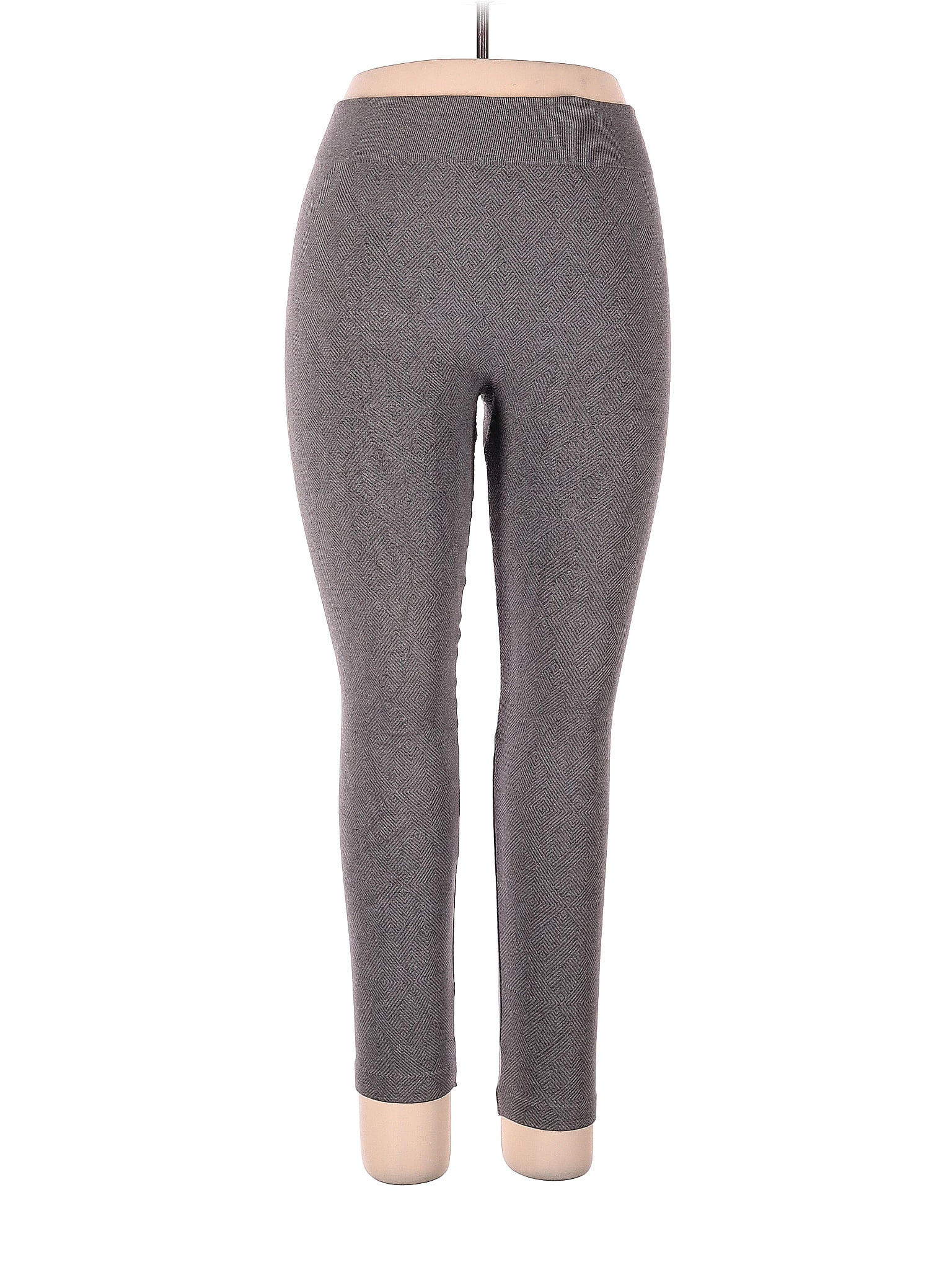 Falls Creek Gray Leggings Size 2X - 3X (Plus) - 30% off