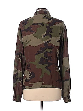 Michael Kors Long Sleeve Silk Top (view 2)