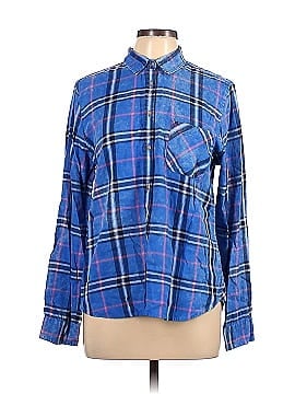 American Eagle Outfitters Long Sleeve Button-Down Shirt (view 1)