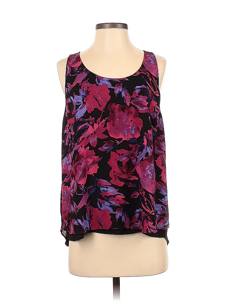 Dalia 100 Polyester Burgundy Sleeveless Blouse Size M 71 Off Thredup