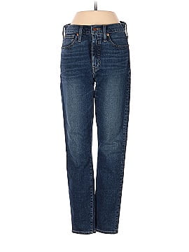 Madewell 11" High-Rise Skinny Jeans in Markland Wash: TENCEL&trade; Denim Edition (view 1)
