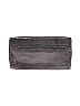 Ann Taylor 100% Leather Gray Leather Clutch One Size - photo 2