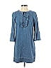 Draper James 100% Cotton Blue Casual Dress Size 4 - photo 1