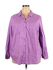 Catherines Long Sleeve Button Down Shirt