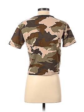 Madewell Easy Crop Tee in Cottontail Camo (view 2)