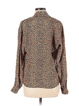 Lord & Taylor Long Sleeve Silk Top (view 2)