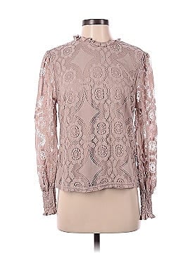 Ultra Pink Long Sleeve Blouse (view 1)