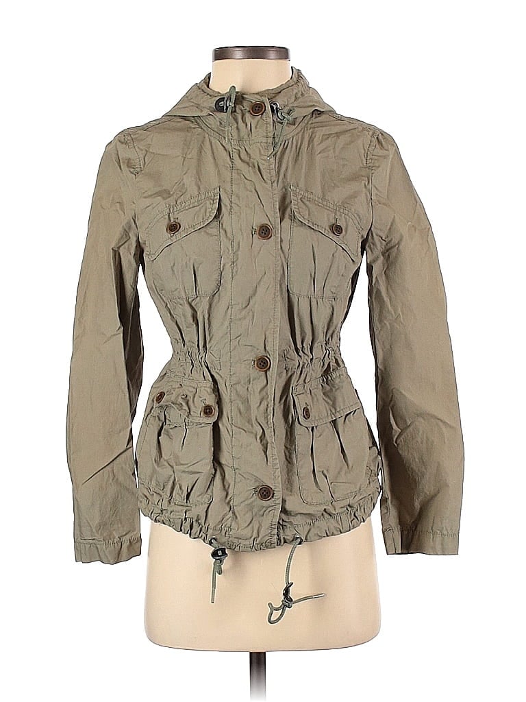 Ann Taylor LOFT 100% Cotton Green Jacket Size S (Petite) - photo 1
