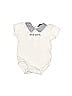Aston Martin Solid Ivory White Short Sleeve Onesie 0-3 MO / 3 MO - photo 1