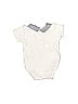 Aston Martin Solid Ivory White Short Sleeve Onesie 0-3 MO / 3 MO - photo 2