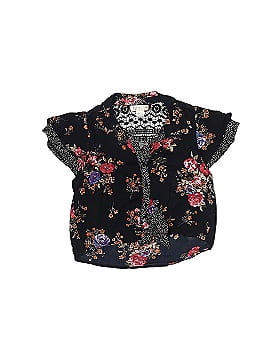 Zoe & Rose band of gypsies Short Sleeve Blouse (view 1)