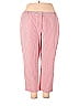 Talbots Chevron-herringbone Pink Casual Pants Size 22W - photo 1
