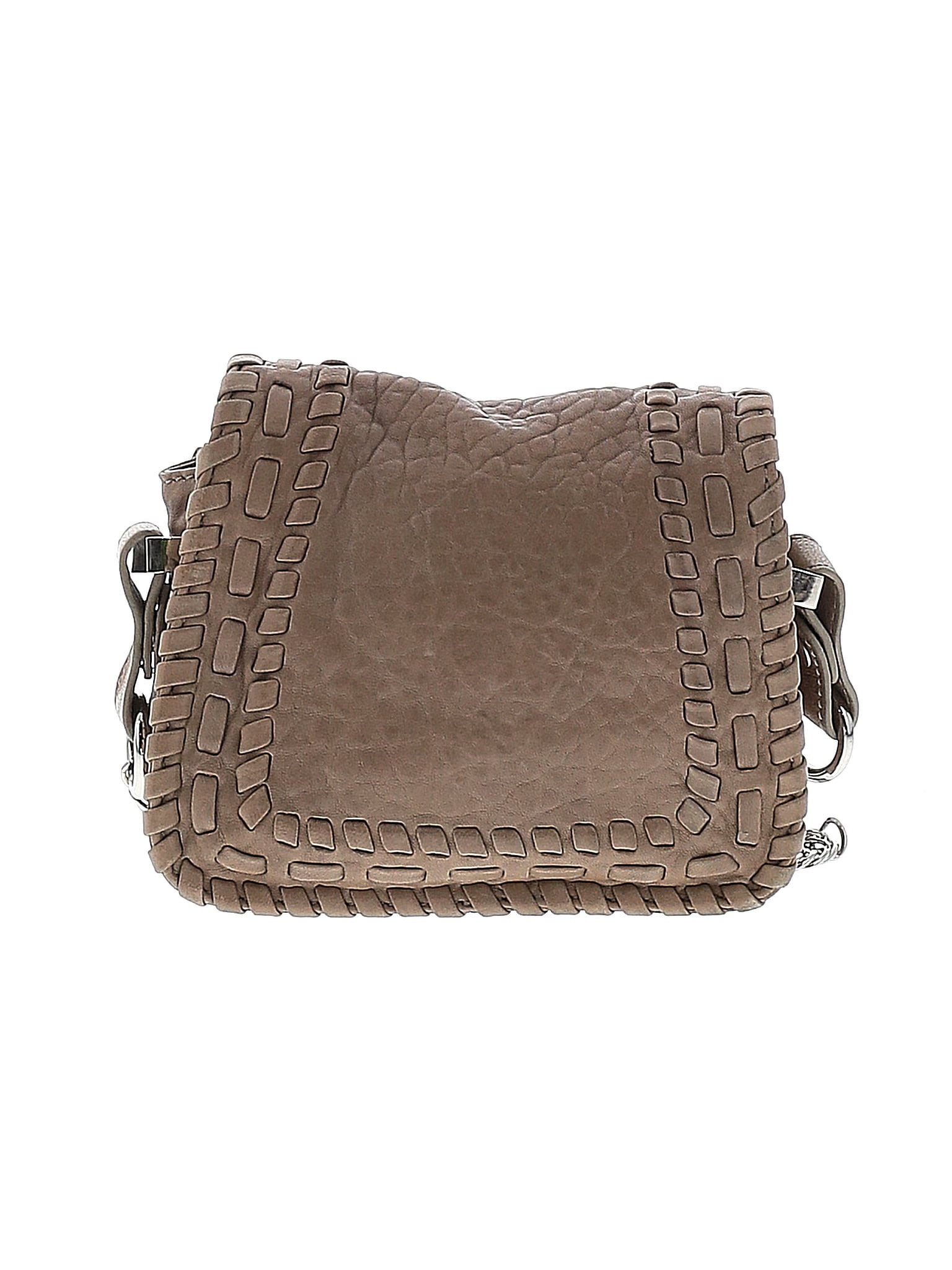Treesje Leather Satchel: Brown Print Bags, thredUP