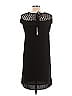 Alison Andrews Grid Black Casual Dress Size L - photo 2