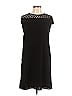 Alison Andrews Grid Black Casual Dress Size L - photo 1