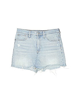 Madewell High-Rise Denim Shorts in Cantrell Wash: TENCEL&trade; Lyocell Edition (view 1)