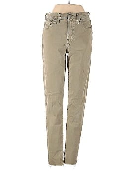 Madewell 9" High-Rise Skinny Jeans: Raw-Hem Garment-Dyed Edition (view 1)