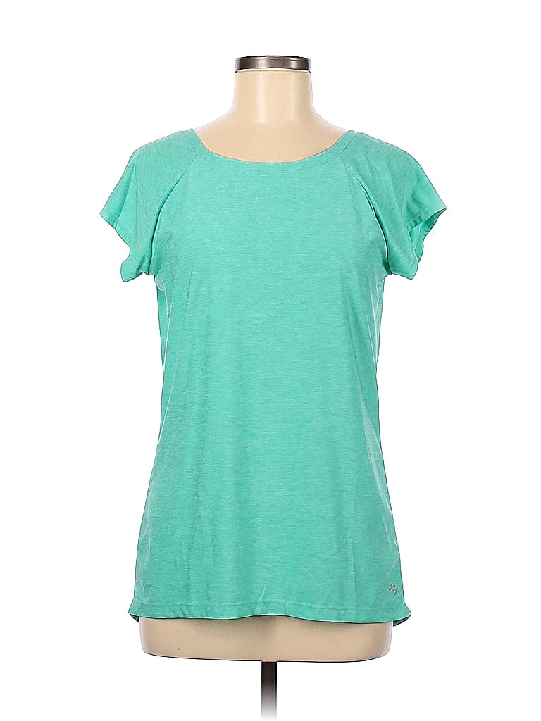 Nicole by Nicole Miller Teal Short Sleeve T-Shirt Size M - photo 1