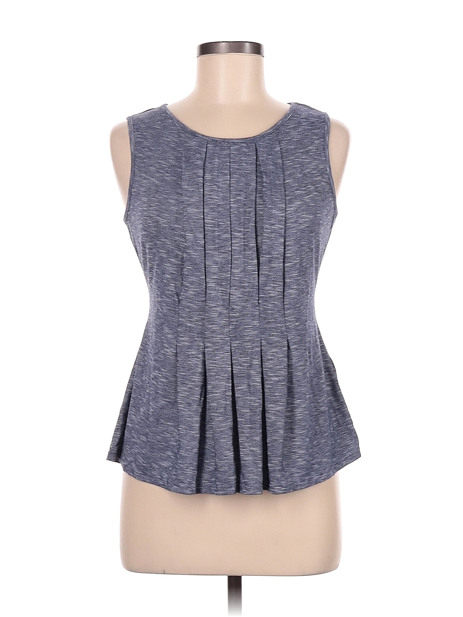 Max Studio Blue Sleeveless Top Size M - 74% off | thredUP