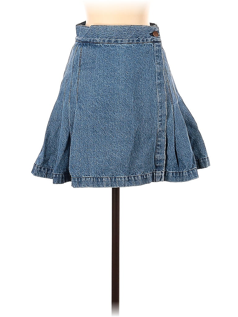 The Phluid Project Blue Denim Skirt Size 1 - photo 1