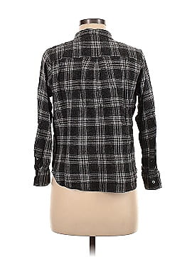 Madewell Terrace Lace-Up Shirt in Owens Plaid (view 2)