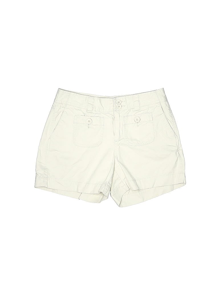 Pre-owned G.h. Bass & Co. Khaki Shorts In White