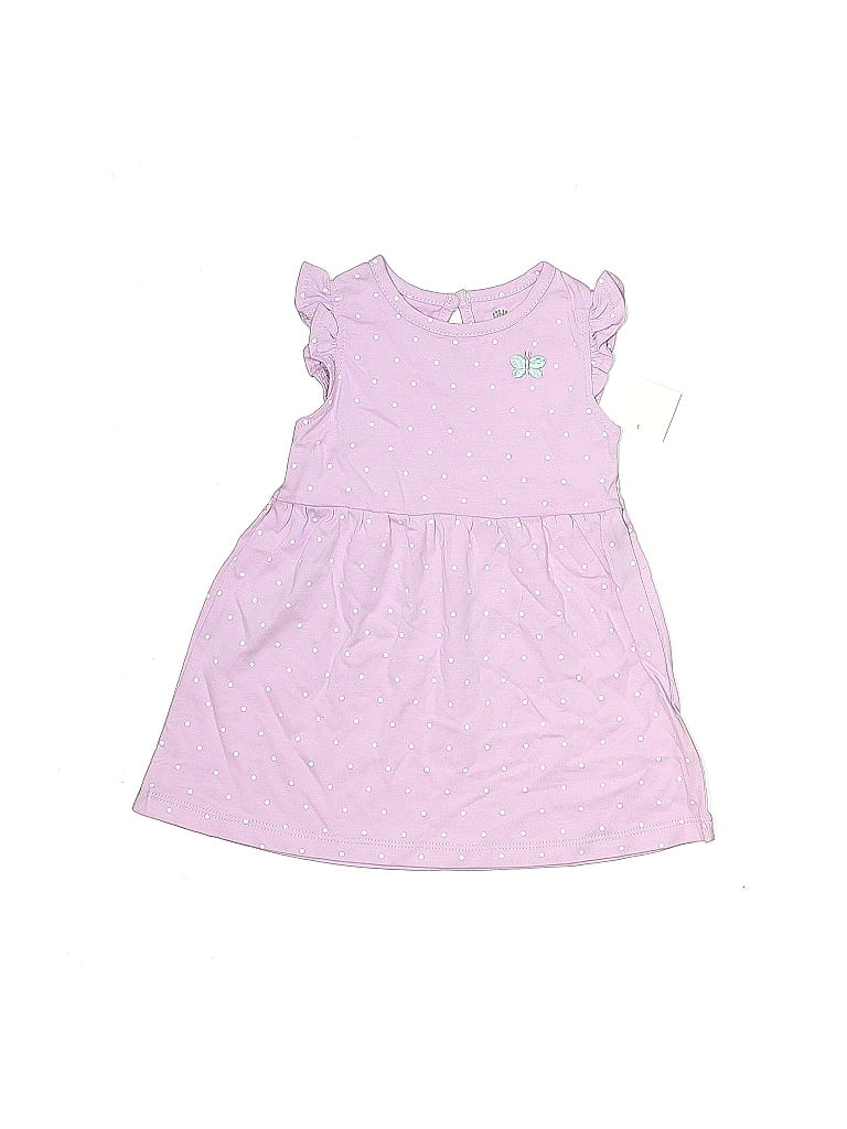 Little Me 100% Cotton Purple Dress Size 18 mo - photo 1