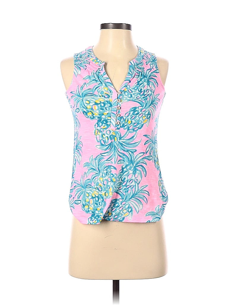 Top Short Sleeve Designer By Lilly Pulitzer In Pink, Size: Xxs