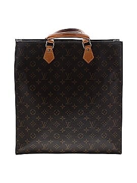 Louis Vuitton 100% Coated Canvas Brown Vintage Monogram Canvas Sac Plat GM  Tote One Size - 70% off
