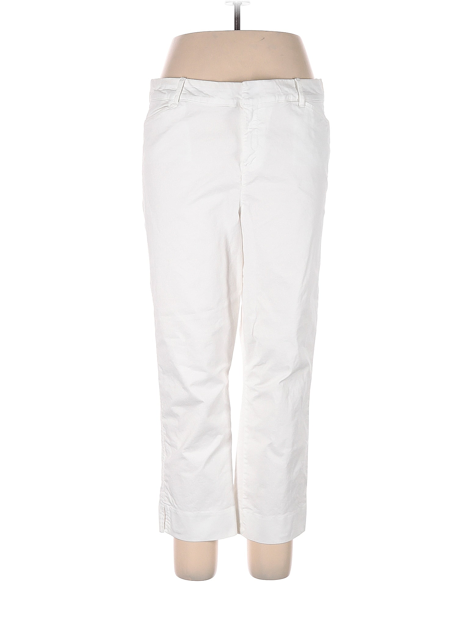 Old Navy Solid White Khakis Size 14 (Tall) - 65% off | ThredUp