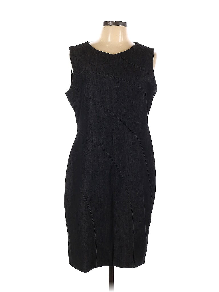 Calvin Klein Black Casual Dress Size 12 - photo 1
