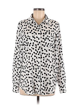 Karl Lagerfeld Paris Long Sleeve Blouse (view 1)